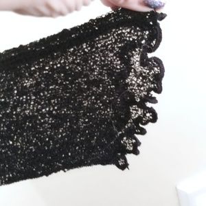 Loose Knit Black Maxi Length Sweater